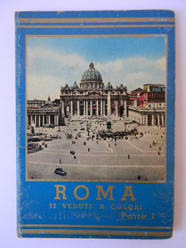 Roma 32 Vedute A Colori Vistas Aprox. 1950