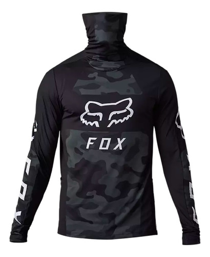 Jersey Fox Modelo Ranger Drive Black Camouflage Krux Sxs