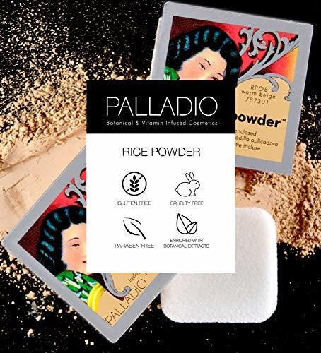 Maquillaje En Polvo - Palladio, Pressed Rice Powder With Mir | Envío gratis