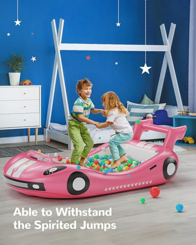 Cama Inflable Para Niños Qpau, Con Laterales, Portátil Y Per