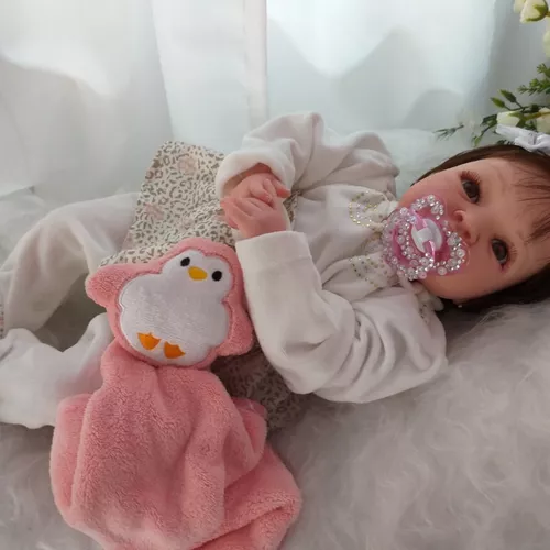 BEBÊ REBORN MEGA REALISTA CABELO FIO A FIO TODA EM SILICONE ADELLY ÚNICA NO  BRASIL PRONTA ENTREGA - Maternidade Mundo Baby Reborn