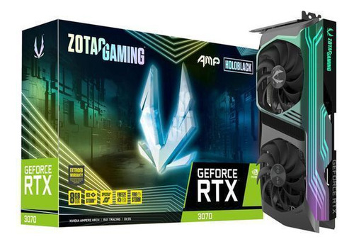 Placa De Vídeo Zotac Rtx 3070 8gb Gddr6 Hdmi