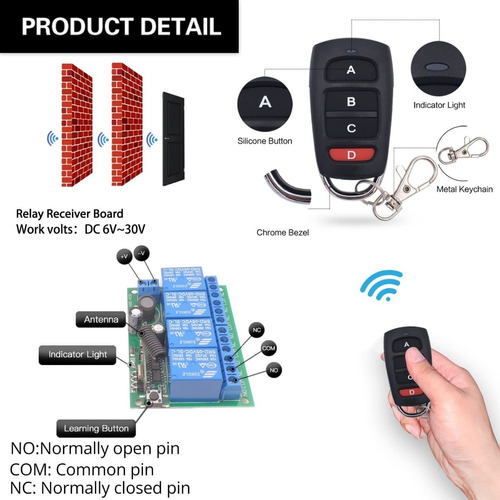 Control Inalambrico Para Cerraduras Electricas