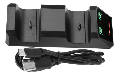 Controller Charging Station Abs Gamepad Dual Dock Indicador