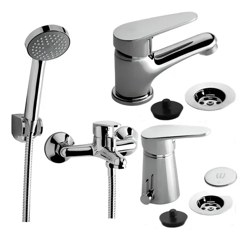 Griferia completa para baño fv outlet