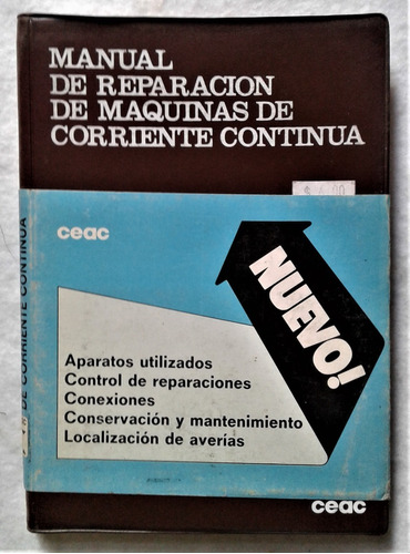 Manual De Reparación De Máquinas De Corriente Continua  Ceac