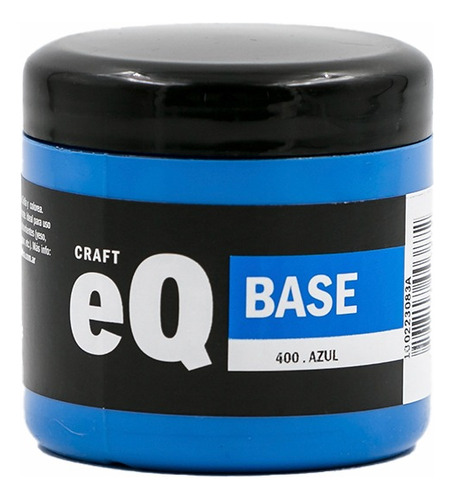 Pintura Base Acrilica Eq Arte Pote De 200 Cc X Unidad Óleo Azul