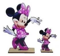 Comprar Centro De Mesa Economico X10u Minnie Rosa Anillo