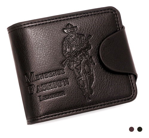Cartera De One Piece Alta Calidad Para Hombre Billetera Color Cazador Marrón