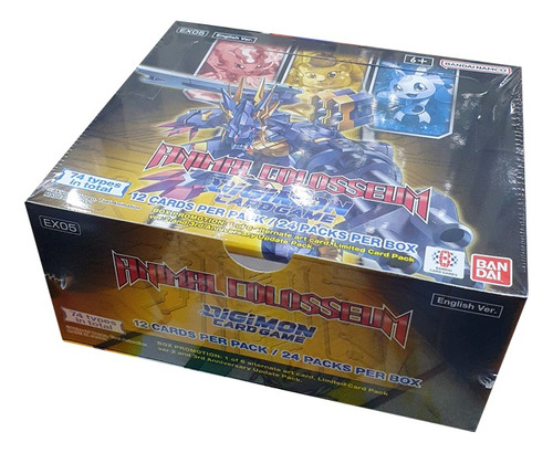 Digimon Card Game Animal Colosseum Ex05 Caja C/24 Sobres Idioma Ingles