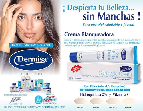 Imagen 4 de 8 de Dermisa Crema Aclaradora
