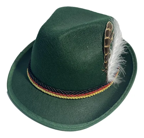 Sombrero De Plumas De Alta Montaña Sombrero Alemán Oktoberfe