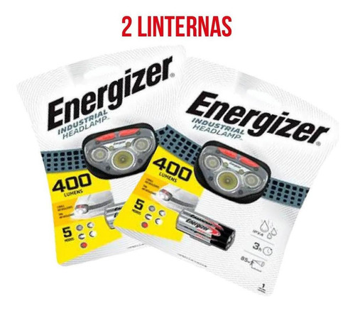 Linterna Manos Libres 400 Lumens Energizer X2 Und
