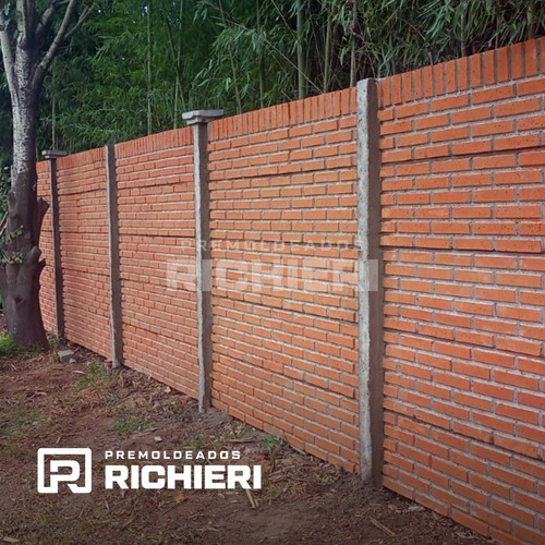 Cerco Premoldeado Símil Ladrillo | Muro Perimetral En 24 Hs