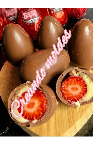 Molde Para Chocolate/ Pascuas/ Huevo C/ 4 Cavidades