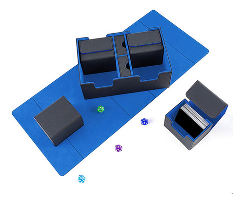 Almacenamiento De Soporte Para Azul Con 4 Cajas Interiores
