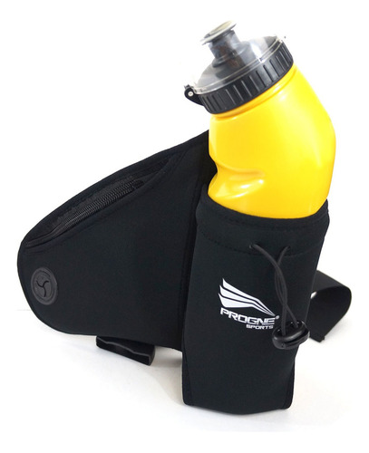 Pochete Neoprene - Hidratação Corrida Bike - Progne Cor Preto