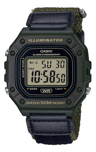Casio - Reloj Deportivo Digital (w218hb-3av)