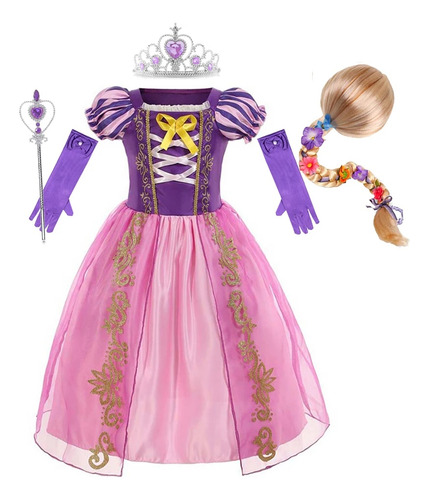 Disfraz De Princesa Para Niña  Carnaval  Cosplay  Fiesta