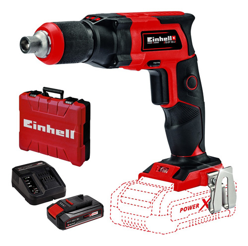 Imagen 1 de 6 de Atornillador Drywall Einhell Durlock Inalambrico + Bateria