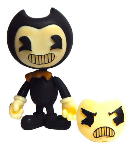 Bendy And The Ink Machine Figura Cara Intercambiable Luz Led