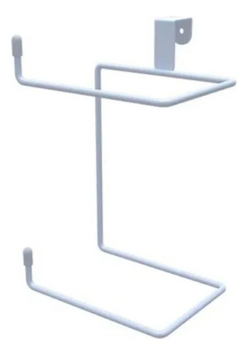 Suporte Duplo P/ Papel Higiênico Para Caixa Acoplada Branco
