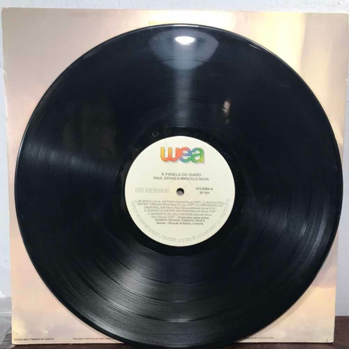 Imagem 8 de 8 de Lp Vinil Raul Seixas E Marcelo Nova Panela Do Diabo Encarte