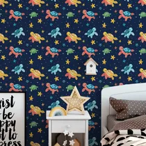 Comprar Papel De Parede Adesivo Animais Marinhos Infantil Animais 5m