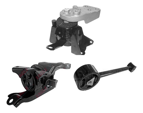 Kit 3 Soportes Motor/transmisión Dodge/hyundai Attitude 2014-2017 1.2l Automático