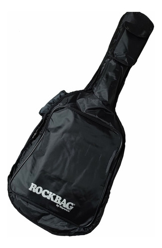 Imagen 6 de 6 de Funda Negra Para Guitarra Clásica Rockbag By Warwick