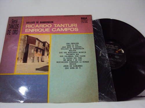 Vinilo Lp 194 Ricardo Tanturi Enrique Campos Sollozo De Band