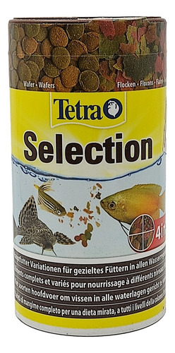 Alimento Peces Premium 4 Tipos Tetra Selection 250 Ml