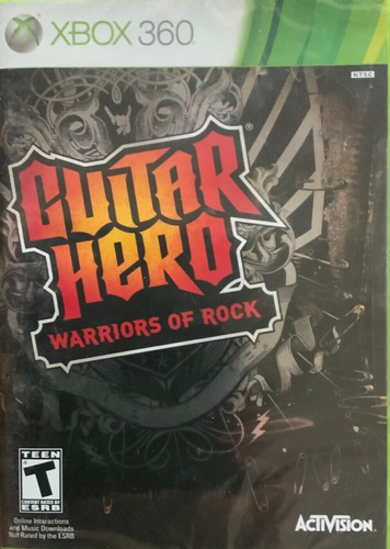 Guitar Hero Warriors Of Rock Xbox 360