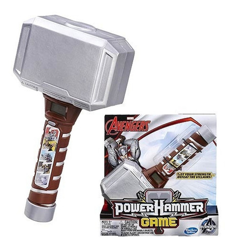 Brinquedo Martelo Do Thor Power Hammer Game Avengers Hasbro