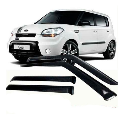 Kia Soul, Deflector De Lluvia, Goteros ,  Importados