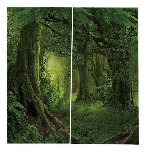 Cortinas De Oscurecimiento Con Aislamiento Térmico Bosque