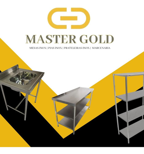 Mesa Armário Inox Multiuso