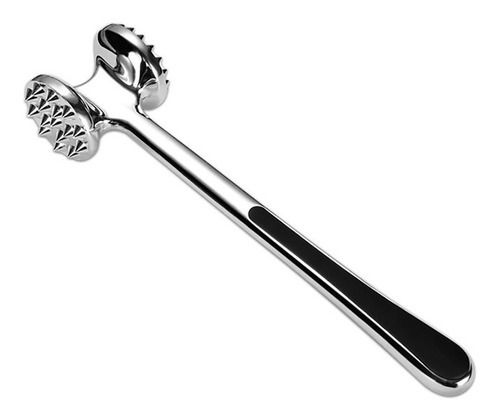 Martillo batidor zinco Unyhome profesional con mango de goma de doble cara de color plateado