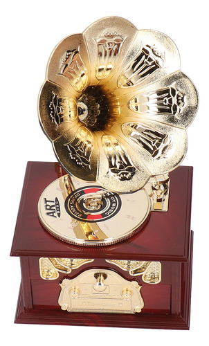 Gramófono Clockwork Music Exquisito Mecánico Retro