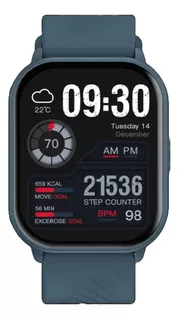 Reloj inteligente Smartwatch, Zeblaze Gts 3, pulsera azul, diseño de pulsera deportiva