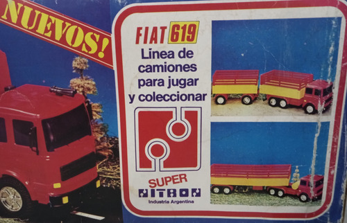 Camión Fiat 619 Vintage Nuevo Para Coleccionar O Jugar