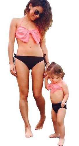 Traje De Baño Dúo Mamá-hija Se Hace A La Medida Bikini