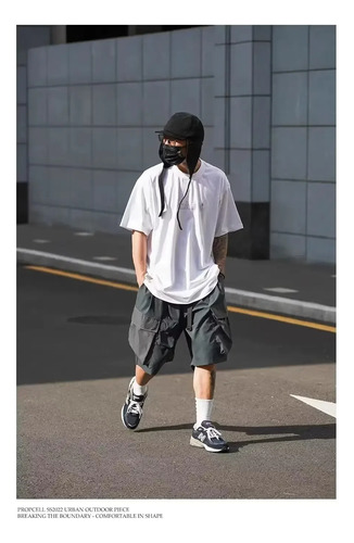 Pantalones Cortos Cargo Informales De Moda Para Hombre, Ropa