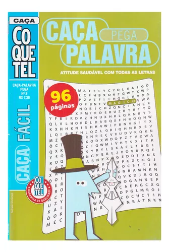 Passatempos Coquetel Nível Fácil + 560 Jogos de Caça Palavras Kit 7 Volumes  em Promoção na Americanas