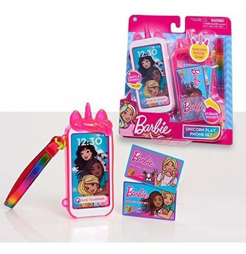 Juego De Teléfono Barbie Unicorn, Luces, Sonidos, Unicornio