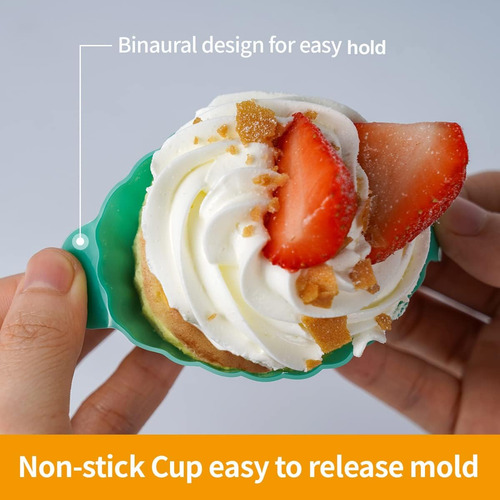 Moldes De Silicona Reutilizables Para Hornear Cupcakes, Mold