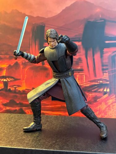 Anakin Skywalker Cabeza Custom Black Series Escala 1/12 (Usado)