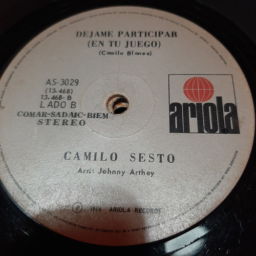 Simple Camilo Sesto Ariola 13468 C22