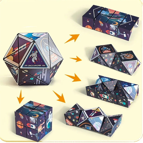 Cubo Magnético Rubik Tridimensional Espaci Regalo Antiestres