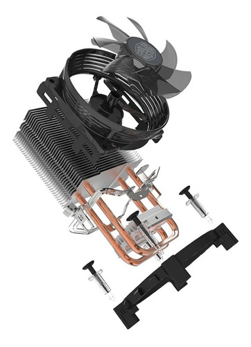 Imagen 7 de 9 de Cooler Cpu Coolermaster Hyper T20 Black